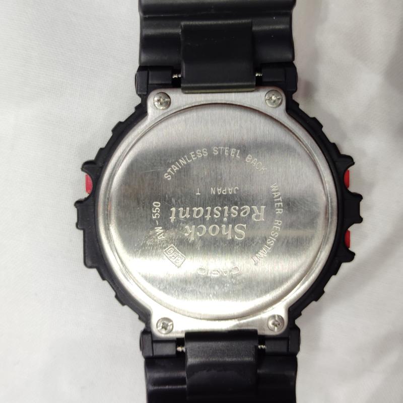 ジーショック G-SHOCK 腕時計 デジタル 稼働品 AW-550E-1 1992年発売 ウインター クリスマス プレミアムモデル デジタル 腕時計 黒 / ブラック / black メンズ USED 古着 中古 50169702