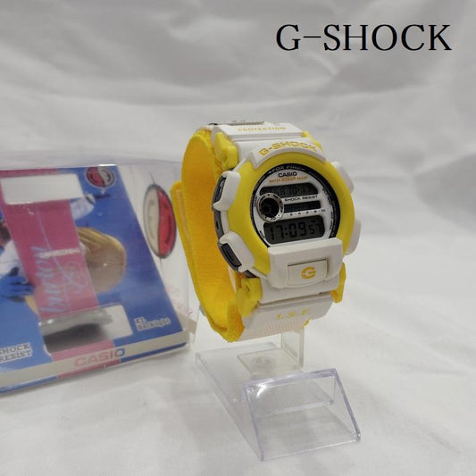 ジーショック G-SHOCK 腕時計 デジタル G-LIDE DW-003IS-9T I.S.F. 国際 スノーボード 連盟 コラボ 腕時計 - 白 / ホワイト / white X 黄 / イエロー / yellow メンズ USED 古着 中古 50169709