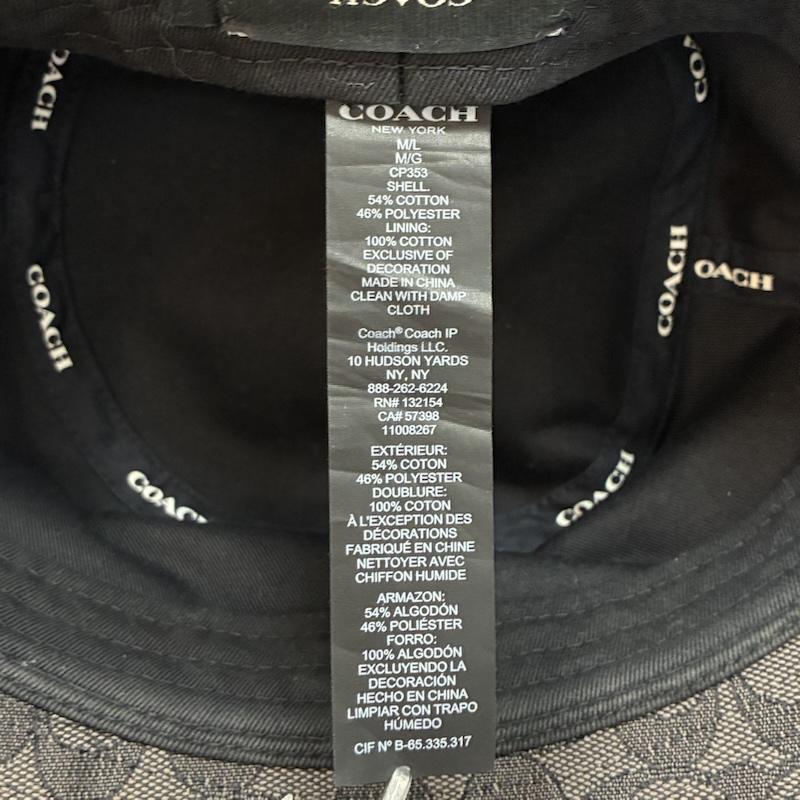 コーチ COACH 帽子 ハット シグネチャー トゥインクル スター プリント バケットハット CP353 - レディース USED 古着 中古 50169714