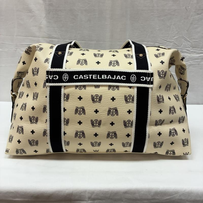 カステルバジャック CASTELBAJAC ボストンバッグ ボストンバッグ プラージュ 総柄 ボストン バッグ ゴールド金具 大容量 トラベル ジップ開閉 - メンズ USED 古着 中古 50169717