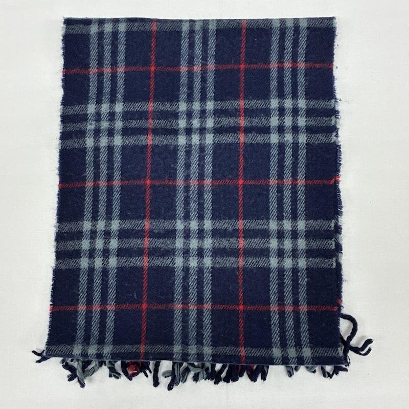 バーバリーズ BURBERRYS マフラー マフラー カシミヤ 100% チェック フリンジ マフラー イングランド製 - レディース USED 古着 中古 50169718
