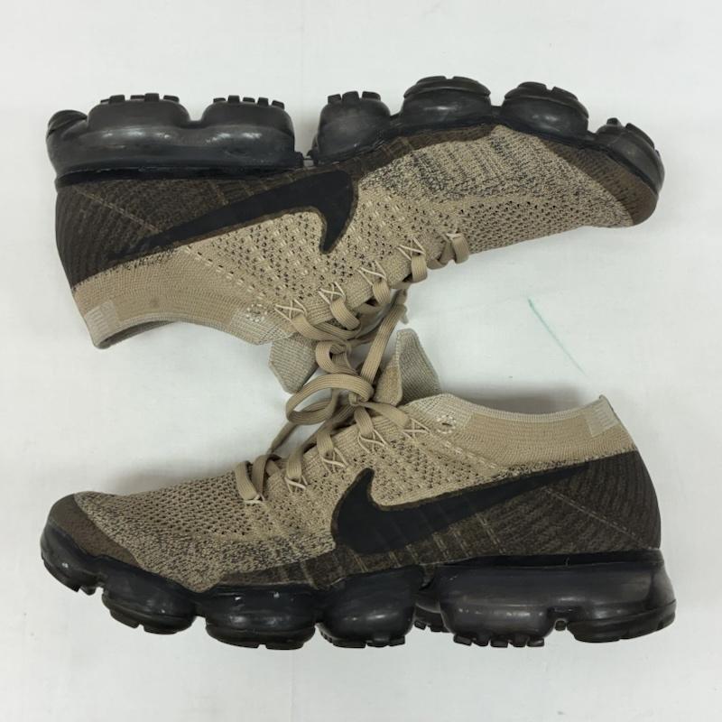ナイキ NIKE スニーカー スニーカー AIR VAPORMAX FLYKNIT KHAKI エアヴェイパーマックス フライニット スニーカー 849558-201 27.5cm メンズ USED 古着 中古 50169720