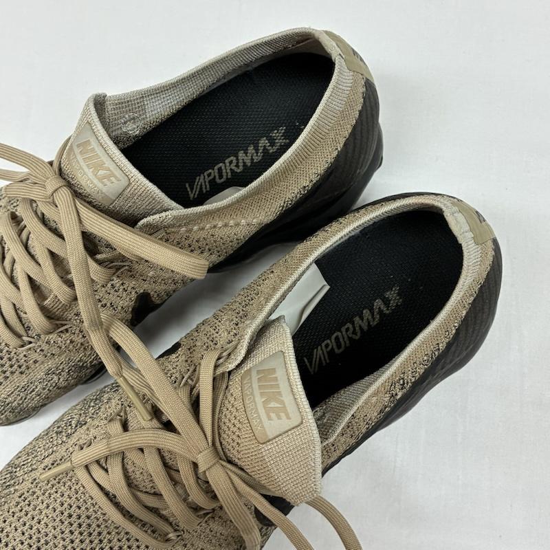 ナイキ NIKE スニーカー スニーカー AIR VAPORMAX FLYKNIT KHAKI エアヴェイパーマックス フライニット スニーカー 849558-201 27.5cm メンズ USED 古着 中古 50169720