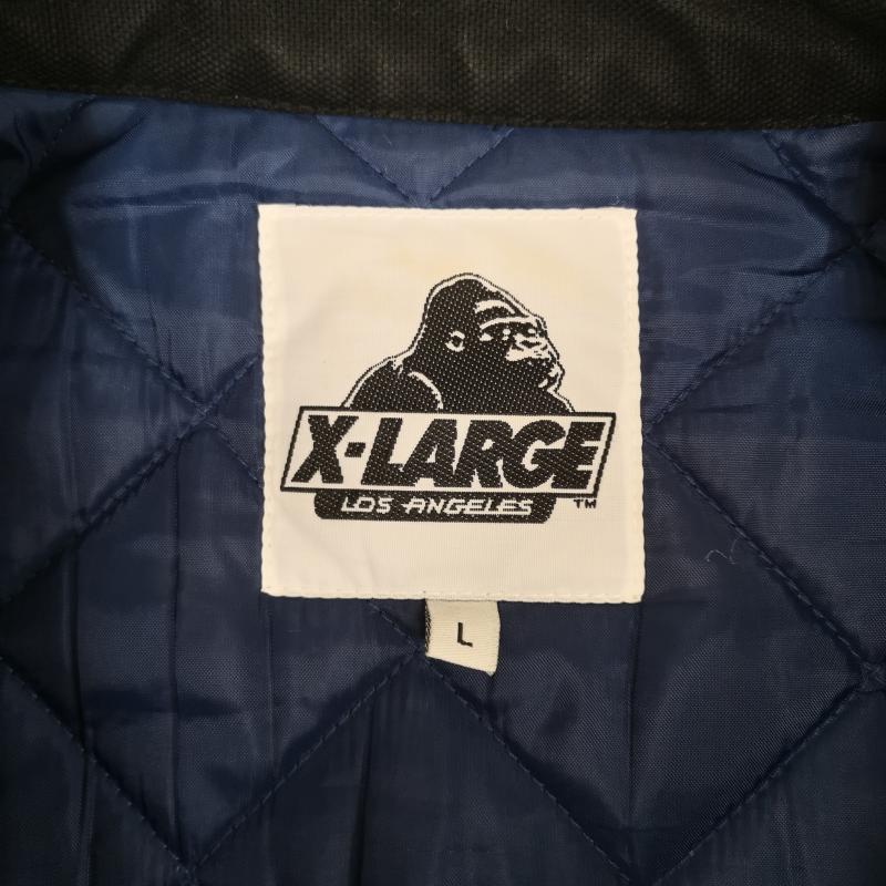 エクストララージ XLARGE ジャケット、上着 ジャンパー、ブルゾン 13FW 中綿 キルティング ダック ワーク ジャケット 0113508 L 黒 / ブラック / black メンズ USED 古着 中古 50169725