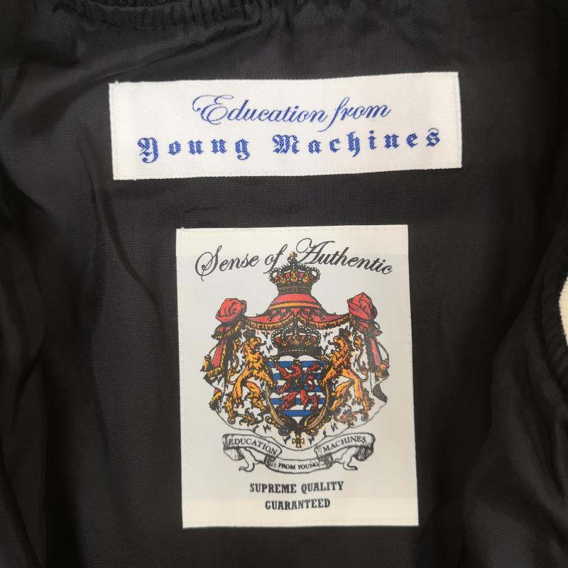 エデュケーション フロム ヤングマシーン Education from Youngmachines ジャケット、上着 ジャンパー、ブルゾン 日本製 タータンチェック柄 ジップアップ ブルゾン MA-1 65F01-691-00 3 赤 / レッド / red X マルチカラー / マルチカラー / multicolor メンズ USED 古着 中古 50169727
