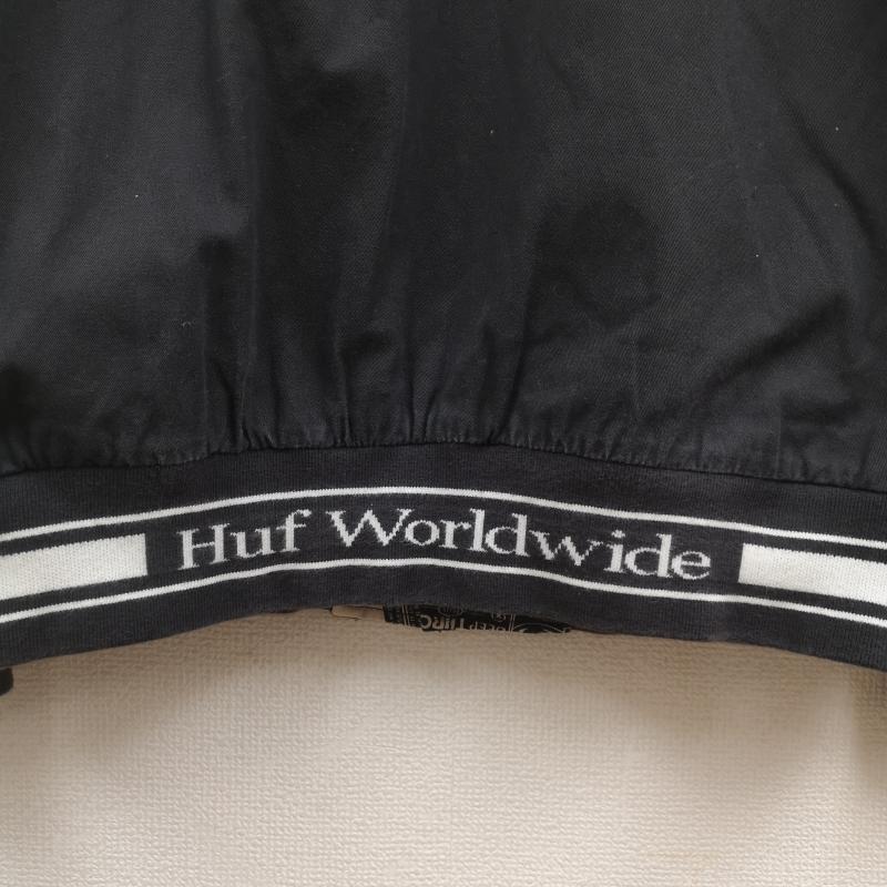 ハフ HUF ジャケット、上着 ジャンパー、ブルゾン 18AW リバーシブル2WAY PEEP SHOW バーシティ ジャケット スタジャン S 白 / ホワイト / white X 黒 / ブラック / black メンズ USED 古着 中古 50169734