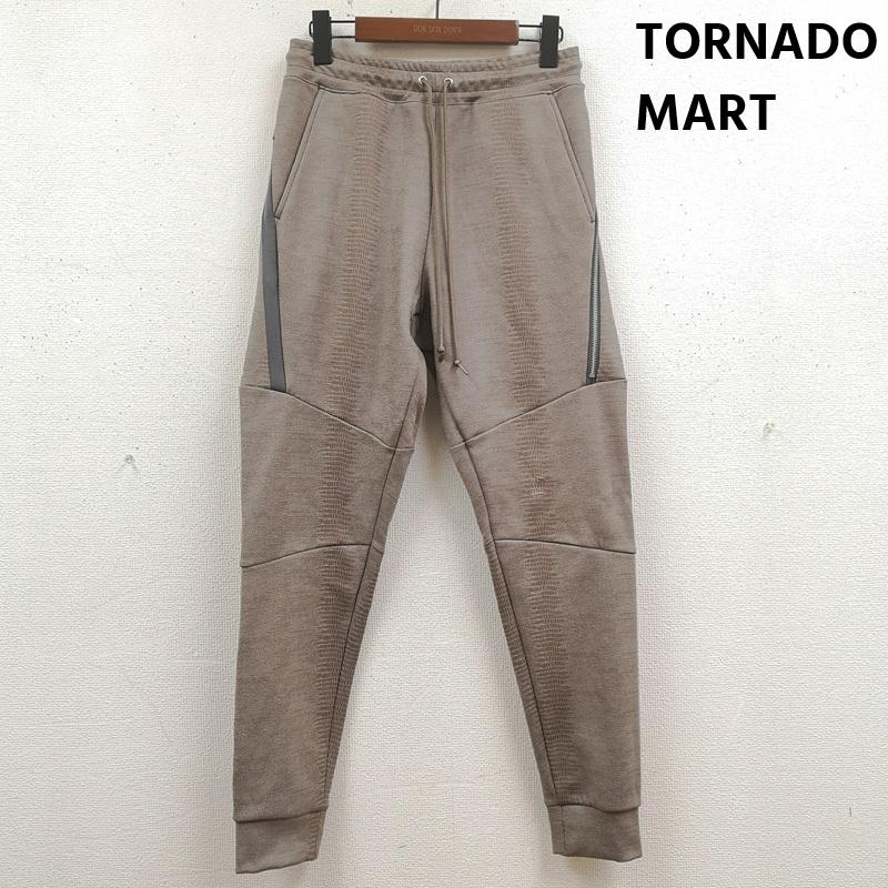 トルネードマート TORNADO MART パンツ サルエルパンツ クロコダイル ワニ柄 クロコ フォイル イージー パンツ 2001081 M 灰 / グレー / gray X 茶 / ブラウン / brown メンズ USED 古着 中古 50169739
