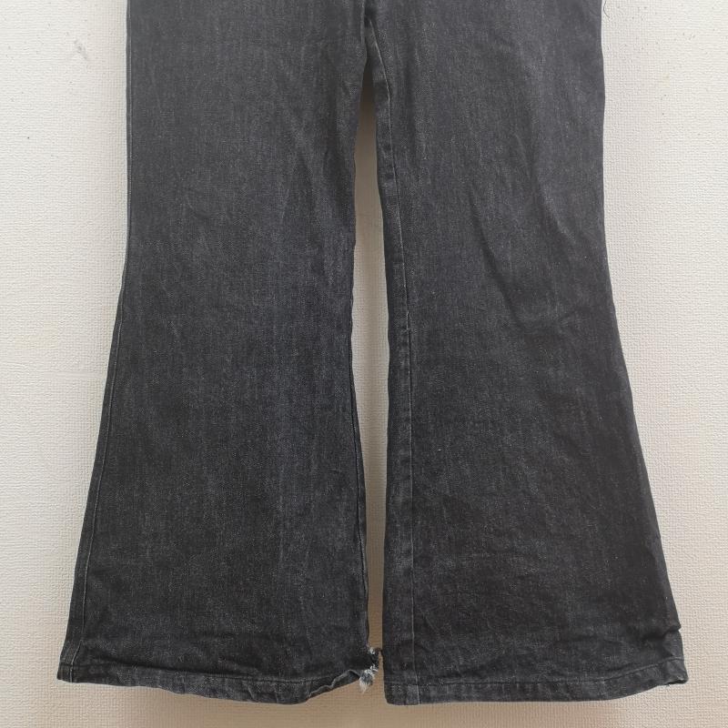 古着 USED パンツ デニム、ジーンズ ANDER HUNK アンダーハンク スタッズ デザイン フレア デニム パンツ AH091051BW L 黒 / ブラック / black メンズ USED 古着 中古 50169741