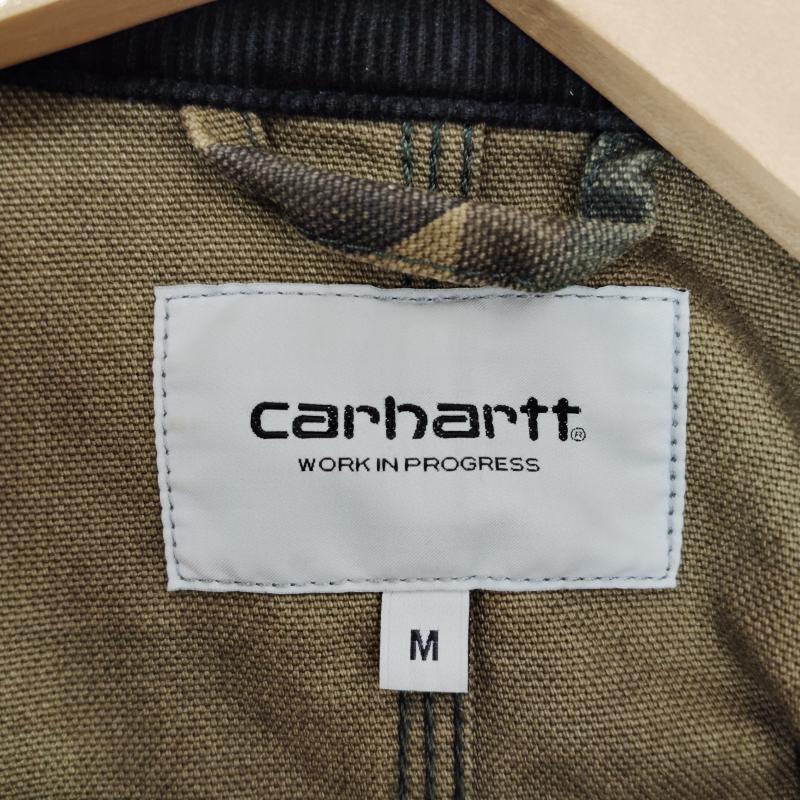 カーハート Carhartt ジャケット、上着 ジャケット、ブレザー カバーオール ミシガン コート カモフラージュ柄 ディアボーン キャンバス ワーク ジャケット M カーキ / カーキ / khaki メンズ USED 古着 中古 50169748