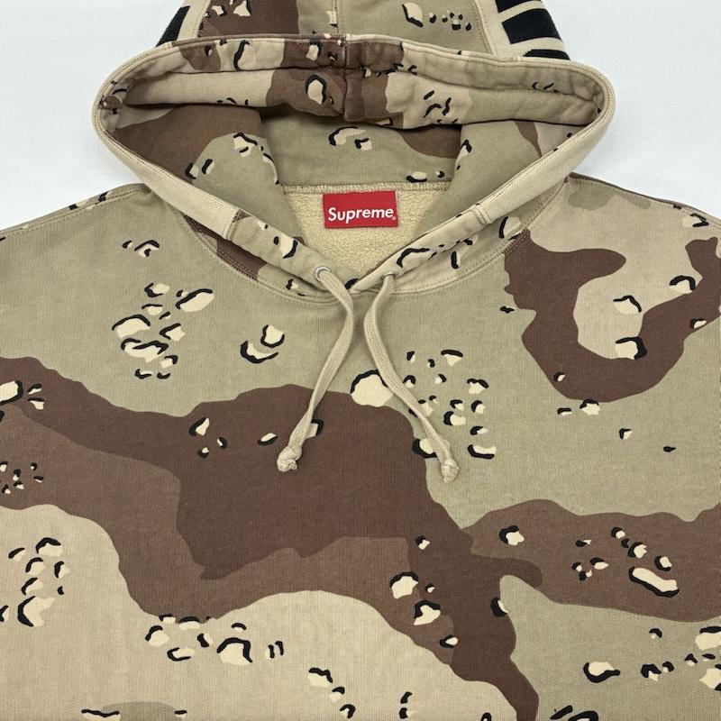 シュプリーム Supreme パーカー 長袖 20AW Rib Hooded Sweatshirt Chocolate Chip Camo デザートカモ スウェット パーカー L メンズ USED 古着 中古 50169750