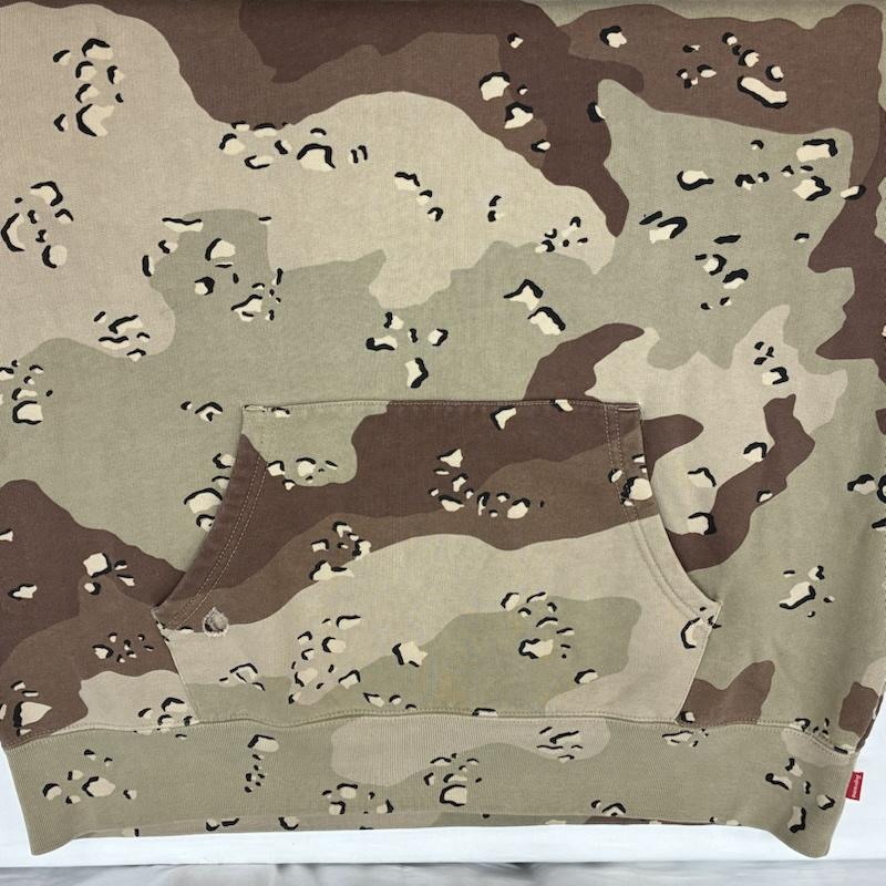 シュプリーム Supreme パーカー 長袖 20AW Rib Hooded Sweatshirt Chocolate Chip Camo デザートカモ スウェット パーカー L メンズ USED 古着 中古 50169750