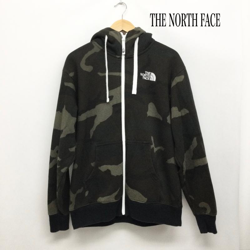ザノースフェイス THE NORTH FACE パーカー 長袖 ザノースフェイス NT11957 リアビュー フルジップ フーディ スウェット パーカー カモフラ 迷彩 M カモフラージュ柄・迷彩 茶 / ブラウン / brown X 緑 / グリーン / green X カーキ / カーキ / khaki メンズ USED 古着 中古 50169751