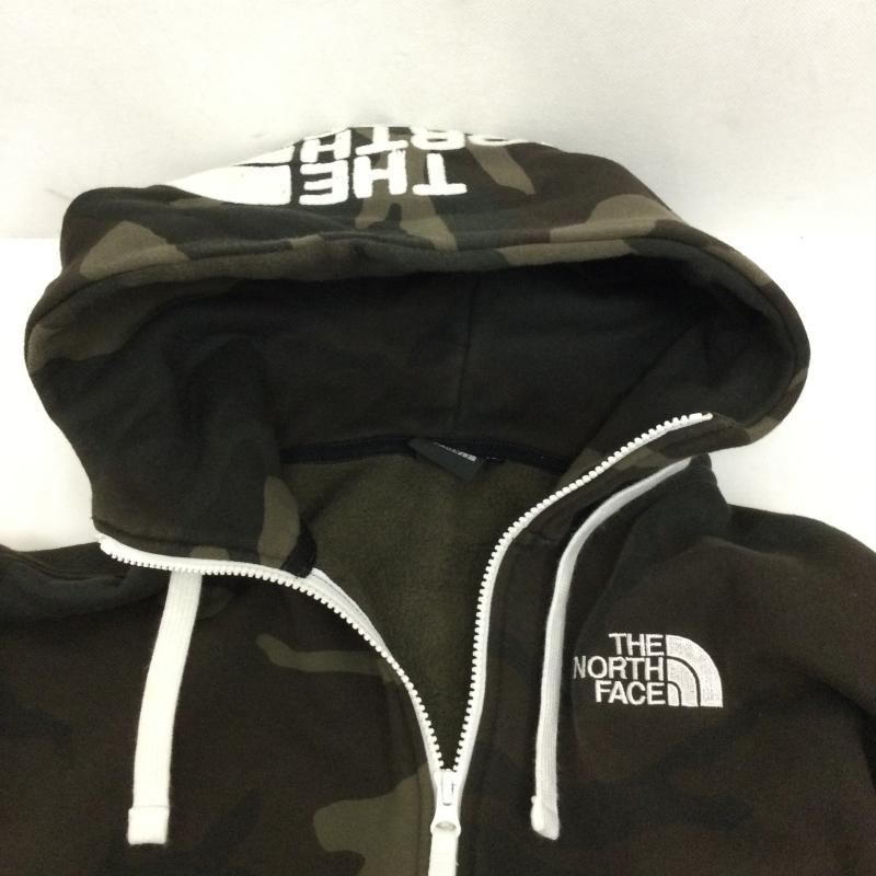 ザノースフェイス THE NORTH FACE パーカー 長袖 ザノースフェイス NT11957 リアビュー フルジップ フーディ スウェット パーカー カモフラ 迷彩 M カモフラージュ柄・迷彩 茶 / ブラウン / brown X 緑 / グリーン / green X カーキ / カーキ / khaki メンズ USED 古着 中古 50169751