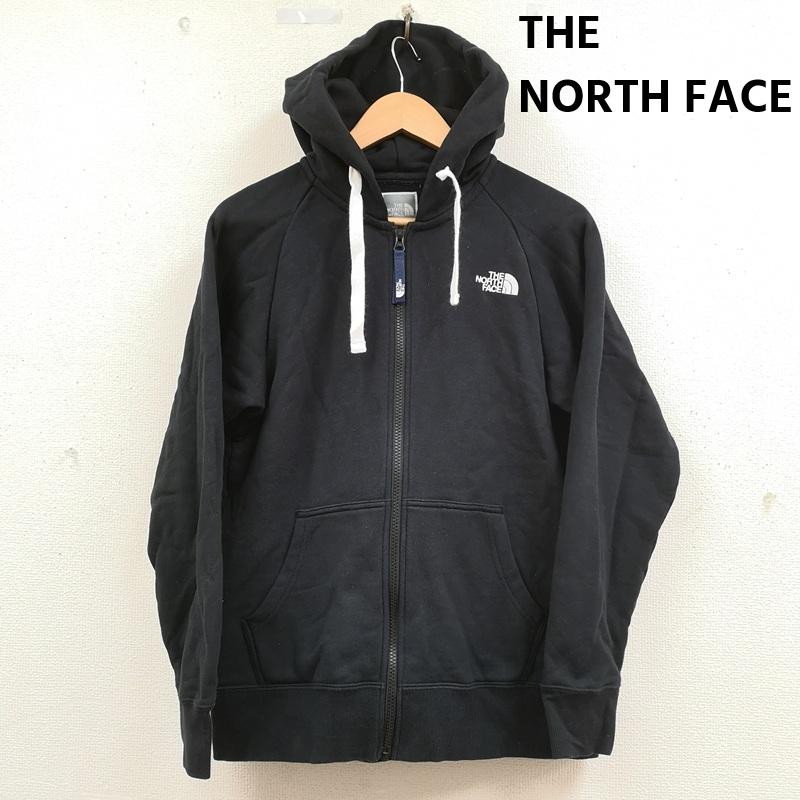 ザノースフェイス THE NORTH FACE パーカー 長袖 リアビュー フル ジップ フーディ スウェット パーカー NTW12442 XL 黒 / ブラック / black X 白 / ホワイト / white レディース USED 古着 中古 50169757