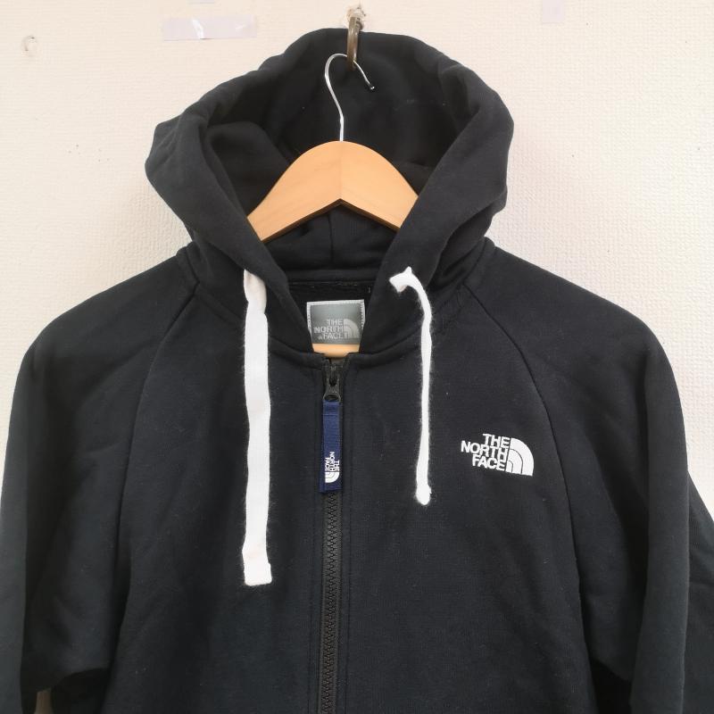 ザノースフェイス THE NORTH FACE パーカー 長袖 リアビュー フル ジップ フーディ スウェット パーカー NTW12442 XL 黒 / ブラック / black X 白 / ホワイト / white レディース USED 古着 中古 50169757
