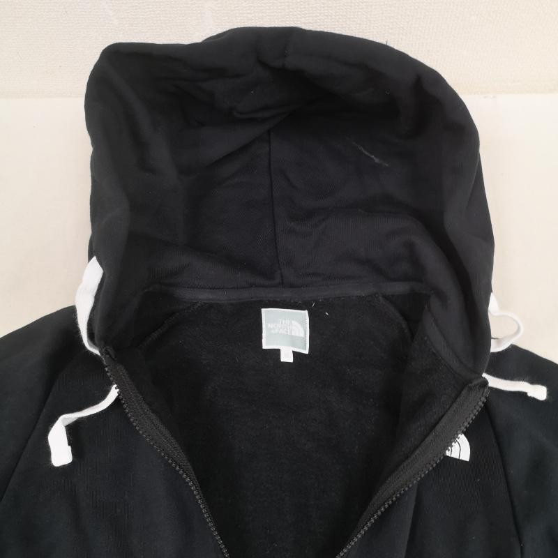 ザノースフェイス THE NORTH FACE パーカー 長袖 リアビュー フル ジップ フーディ スウェット パーカー NTW12442 XL 黒 / ブラック / black X 白 / ホワイト / white レディース USED 古着 中古 50169757