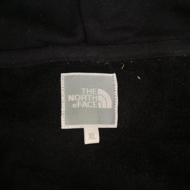 ザノースフェイス THE NORTH FACE パーカー 長袖 リアビュー フル ジップ フーディ スウェット パーカー NTW12442 XL 黒 / ブラック / black X 白 / ホワイト / white レディース USED 古着 中古 50169757