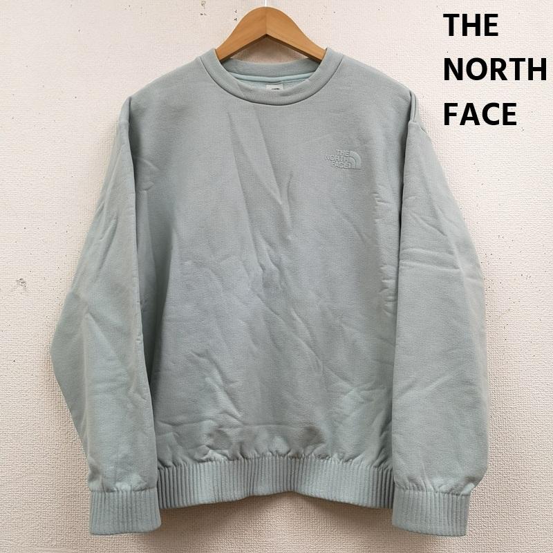 ザノースフェイス THE NORTH FACE トレーナー 長袖 ラリーオン ロック クルーネック スウェット トレーナー NLW72102 L 水色 / ライトブルー / レディース USED 古着 中古 50169758