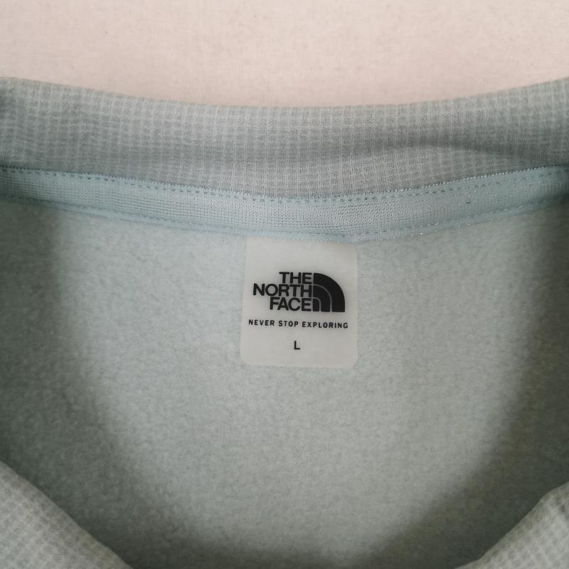 ザノースフェイス THE NORTH FACE トレーナー 長袖 ラリーオン ロック クルーネック スウェット トレーナー NLW72102 L 水色 / ライトブルー / レディース USED 古着 中古 50169758