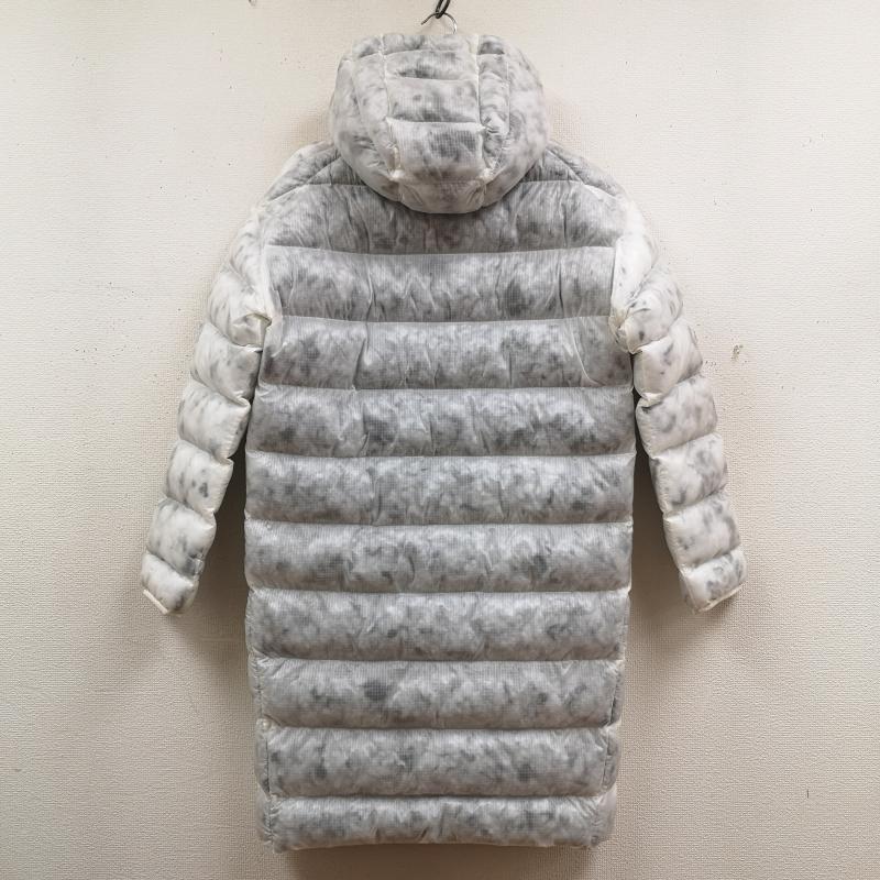 ナイキ NIKE コート ダウンコート シンセティック フィル パーカー ロング エコ ダウン コート CZ1910-121 S 白 / ホワイト / white X 灰 / グレー / gray レディース USED 古着 中古 50169765