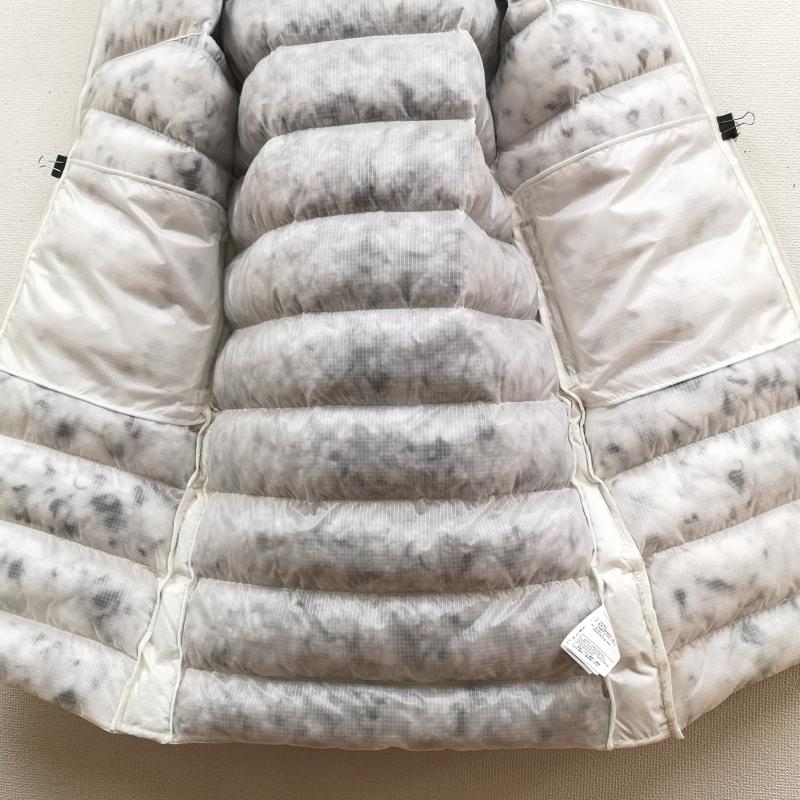 ナイキ NIKE コート ダウンコート シンセティック フィル パーカー ロング エコ ダウン コート CZ1910-121 S 白 / ホワイト / white X 灰 / グレー / gray レディース USED 古着 中古 50169765