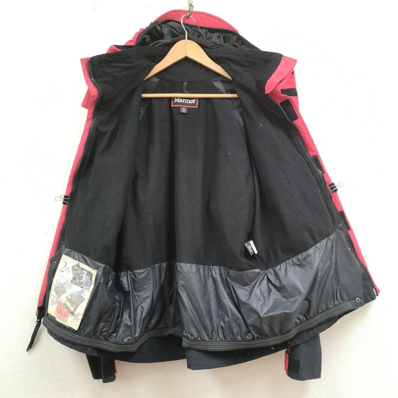 マーモット Marmot ジャケット、上着 ジャンパー、ブルゾン 90s 2トーン 切り替え GORE-TEX マウンテン パーカー ナイロン ジャケット L 黒 / ブラック / black X 赤 / レッド / red メンズ USED 古着 中古 50169766