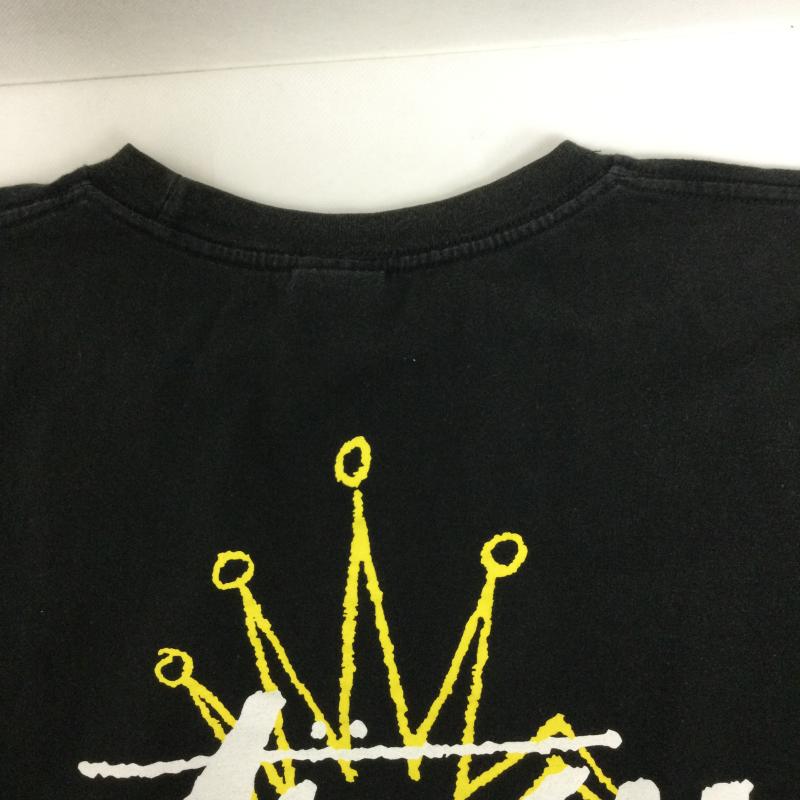 ステューシー STUSSY Tシャツ 半袖 STUSSY LB WREATH STUSSY TEE カットソー Tシャツ XL プリント 黒 / ブラック / black メンズ USED 古着 中古 50169768