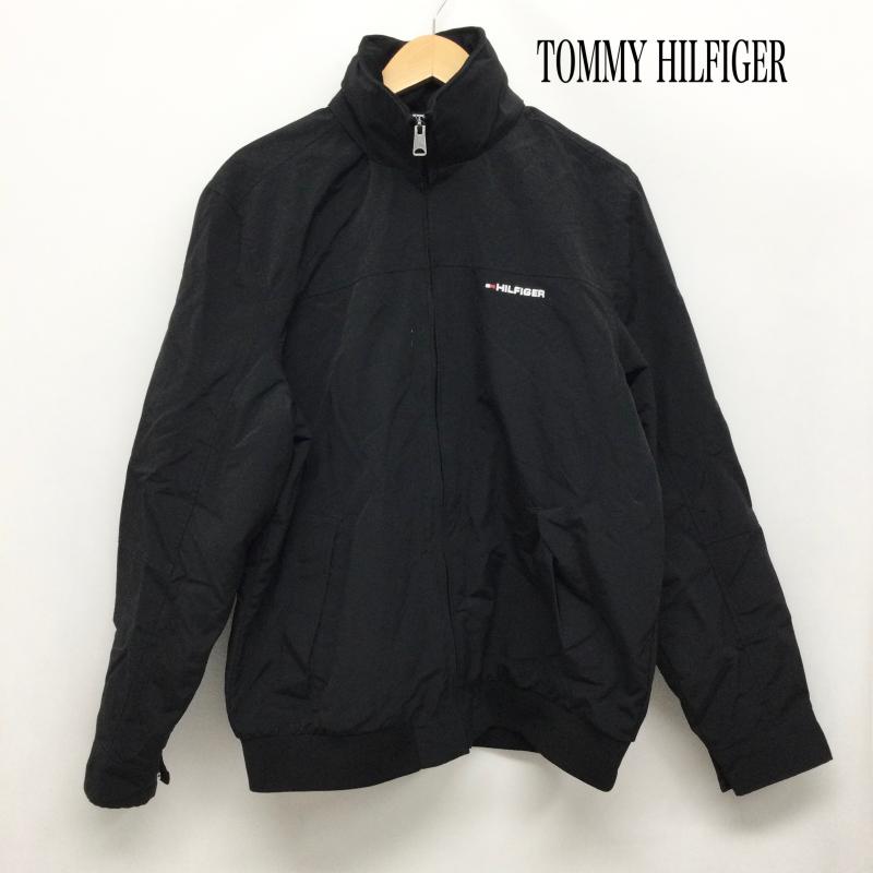 トミーヒルフィガー TOMMY HILFIGER ジャケット、上着 ジャンパー、ブルゾン TOMMY HILFIGER トミーヒルフィガー ブルゾン ショートブルゾン L ワンポイント 黒 / ブラック / black メンズ USED 古着 中古 50169771