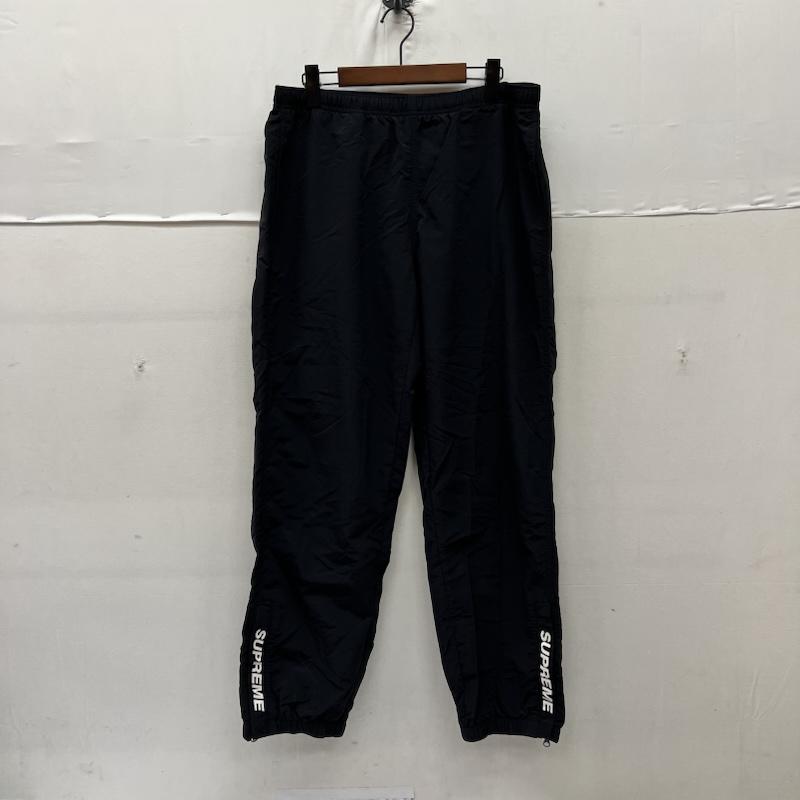 シュプリーム Supreme ボトムス ボトムス ロゴ ウォームアップパンツ L 黒 / ブラック / black メンズ USED 古着 中古 50169776