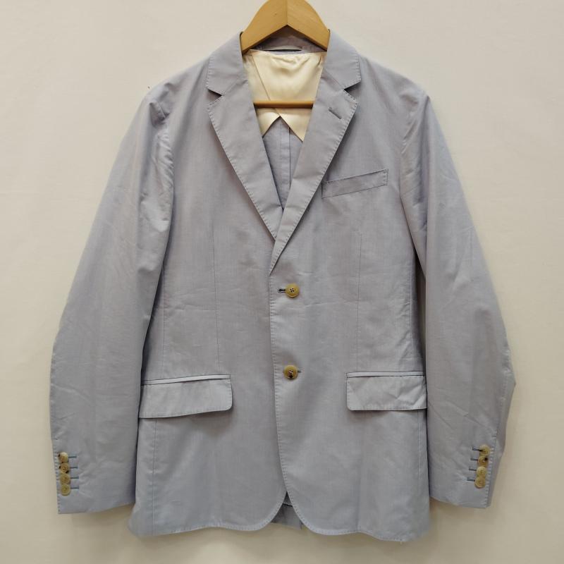 グッチ GUCCI ジャケット、上着 ジャケット、ブレザー テーラード ジャケット シングル ブレザー コットン系 シルク混 46 水色 / ライトブルー / メンズ USED 古着 中古 50169779