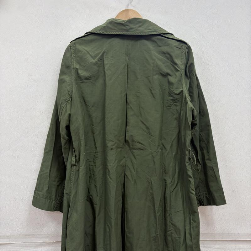 ヴィンテージ VINTAGE コート コート一般 50s ミリタリー ダブルブレスト ロング レインコート 米軍 16REGULAR レギュラー Aライン - 無地 カーキ / カーキ / khaki X オリーブグリーン / オリーブグリーン / レディース USED 古着 中古 50169781