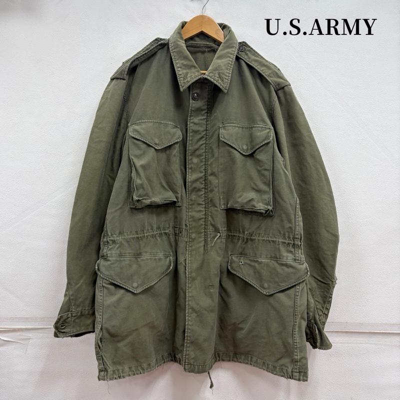 ミリタリー ミリタリー ジャケット、上着 ジャケット、ブレザー 50s 60s 米軍 US ARMY M-51 フィールド ジャケット ヴィンテージ CONMAR ジップ エイジング BORO ボロ グランジ M 無地 カーキ / カーキ / khaki メンズ USED 古着 中古 50169787