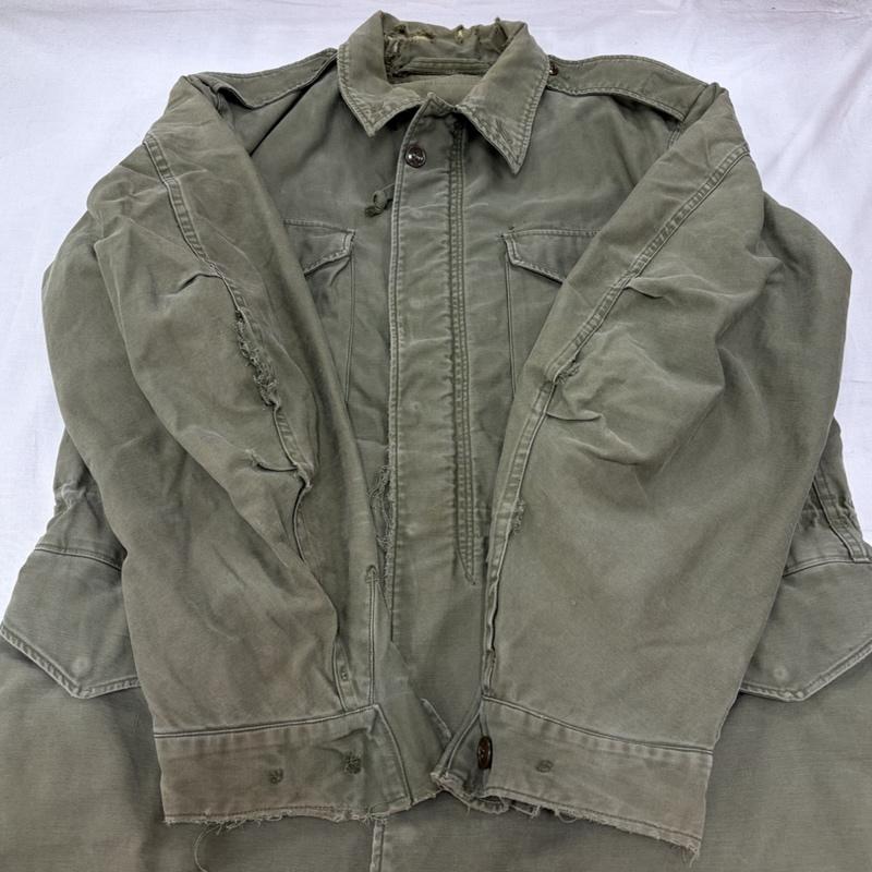 ミリタリー ミリタリー ジャケット、上着 ジャケット、ブレザー 50s 60s 米軍 US ARMY M-51 フィールド ジャケット ヴィンテージ CONMAR ジップ エイジング BORO ボロ グランジ M 無地 カーキ / カーキ / khaki メンズ USED 古着 中古 50169787