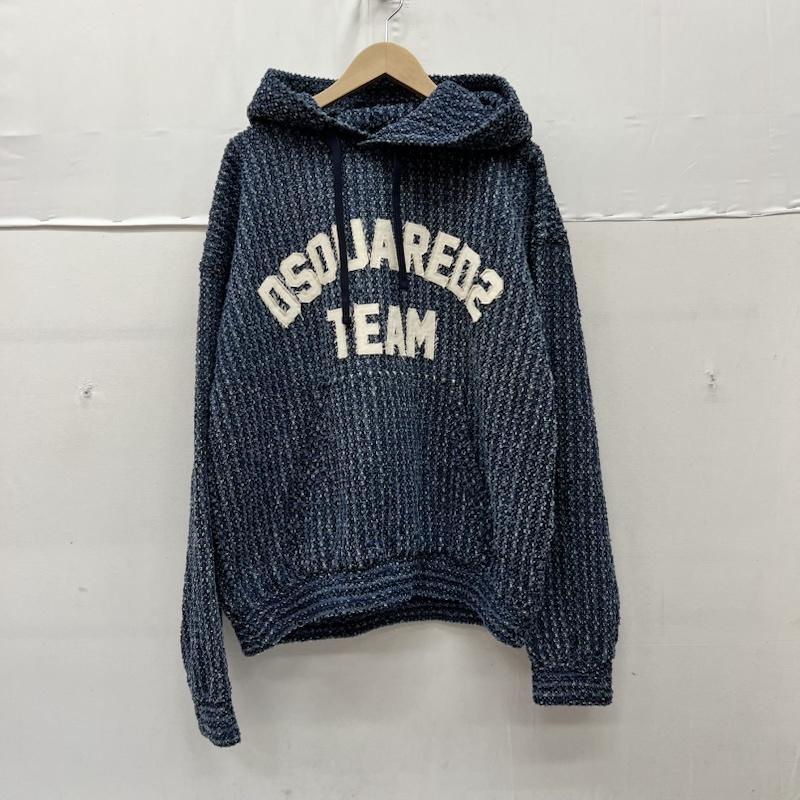 ディースクエアード DSQUARED2 パーカー 長袖 New York Denim プルオーバー パーカー S74AM1602 S メンズ USED 古着 中古 50169789