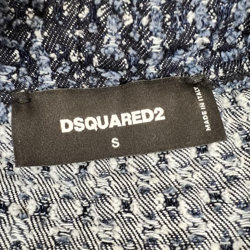 ディースクエアード DSQUARED2 パーカー 長袖 New York Denim プルオーバー パーカー S74AM1602 S メンズ USED 古着 中古 50169789