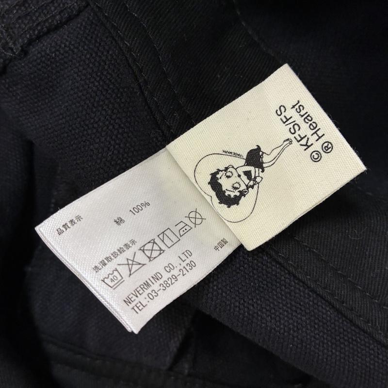 古着 USED サロペット・オーバーオール サロペット、オーバーオール THE BRAVEMAN ブレイブマン BETTY BOOP ベティ ブープ ブラック デニム オーバーオール - メンズ USED 古着 中古 50169790