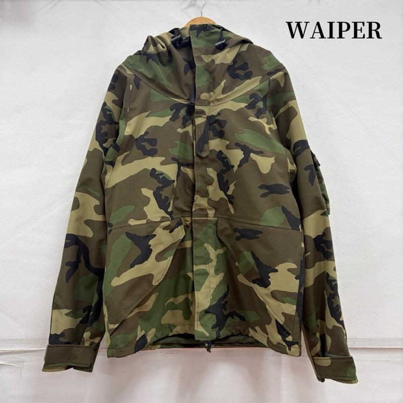 ミリタリー ミリタリー ジャケット、上着 ジャンパー、ブルゾン WAIPER.inc ワイパーインク 米軍 カモフラ 迷彩 ミリタリー ジャケット マウンテンパーカー ダブルジップ WP1006 PERTEX S カモフラージュ柄・迷彩 カーキ / カーキ / khaki メンズ USED 古着 中古 50169795