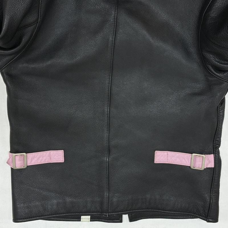 古着 USED ジャケット、上着 レザージャケット LOVE KILLS ラブキルズ ダイヤ カットワーク シングル ライダース レザー ジャケット パンク ロカビリー THE MODS 森山達也 S メンズ USED 古着 中古 50169798