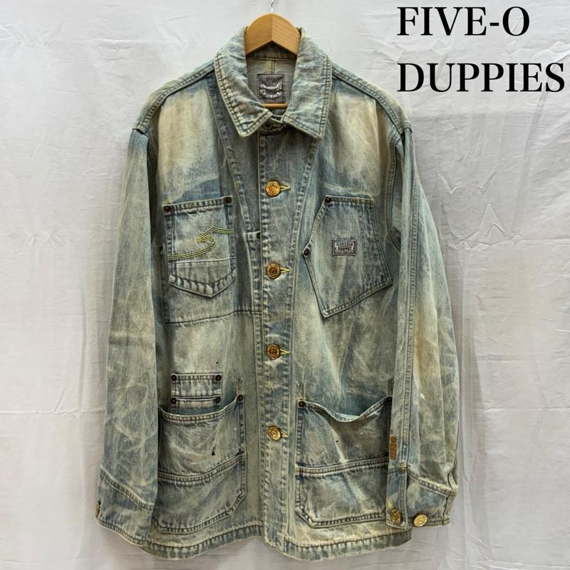 ファイブオー／ダッピーズ FIVE-O/DUPPIES ジャケット、上着 ジャンパー、ブルゾン ヴィンテージ 加工 ダメージ デニム ジャケット カバーオール アーカイブ XL メンズ USED 古着 中古 50169799