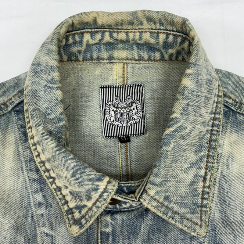 ファイブオー／ダッピーズ FIVE-O/DUPPIES ジャケット、上着 ジャンパー、ブルゾン ヴィンテージ 加工 ダメージ デニム ジャケット カバーオール アーカイブ XL メンズ USED 古着 中古 50169799