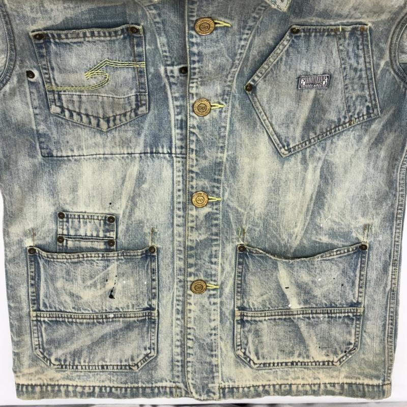 ファイブオー／ダッピーズ FIVE-O/DUPPIES ジャケット、上着 ジャンパー、ブルゾン ヴィンテージ 加工 ダメージ デニム ジャケット カバーオール アーカイブ XL メンズ USED 古着 中古 50169799
