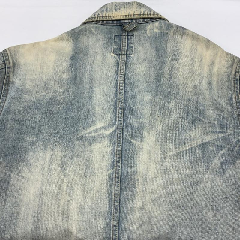 ファイブオー／ダッピーズ FIVE-O/DUPPIES ジャケット、上着 ジャンパー、ブルゾン ヴィンテージ 加工 ダメージ デニム ジャケット カバーオール アーカイブ XL メンズ USED 古着 中古 50169799