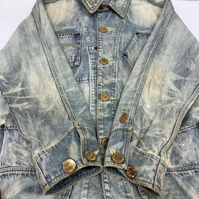 ファイブオー／ダッピーズ FIVE-O/DUPPIES ジャケット、上着 ジャンパー、ブルゾン ヴィンテージ 加工 ダメージ デニム ジャケット カバーオール アーカイブ XL メンズ USED 古着 中古 50169799