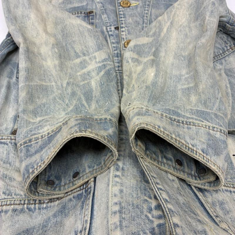 ファイブオー／ダッピーズ FIVE-O/DUPPIES ジャケット、上着 ジャンパー、ブルゾン ヴィンテージ 加工 ダメージ デニム ジャケット カバーオール アーカイブ XL メンズ USED 古着 中古 50169799