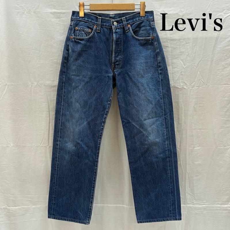 リーバイス Levi s パンツ デニム、ジーンズ 501 90s USA製 バレンシア ボタン裏555 赤耳 セルビッチ BIGE ヴィンテージ デニムパンツ 30インチ メンズ USED 古着 中古 50169804