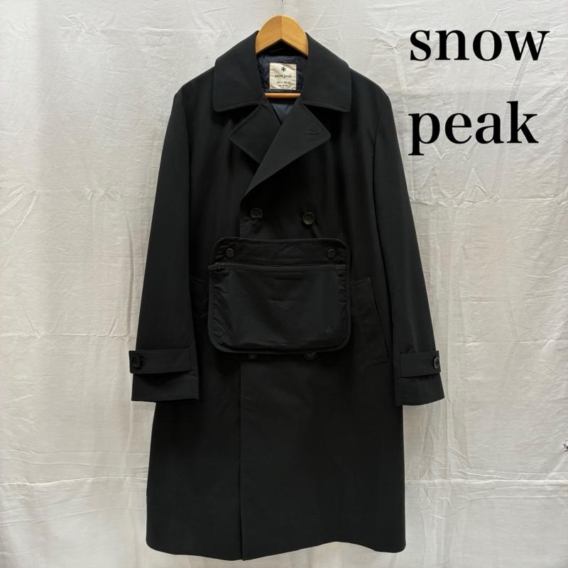 スノーピーク Snow Peak コート コート一般 DWR Lightweight Coat 撥水 ナイロン ダブル トレンチ コート サコッシュ ショルダーバッグ JK-19SU003 S メンズ USED 古着 中古 50169806