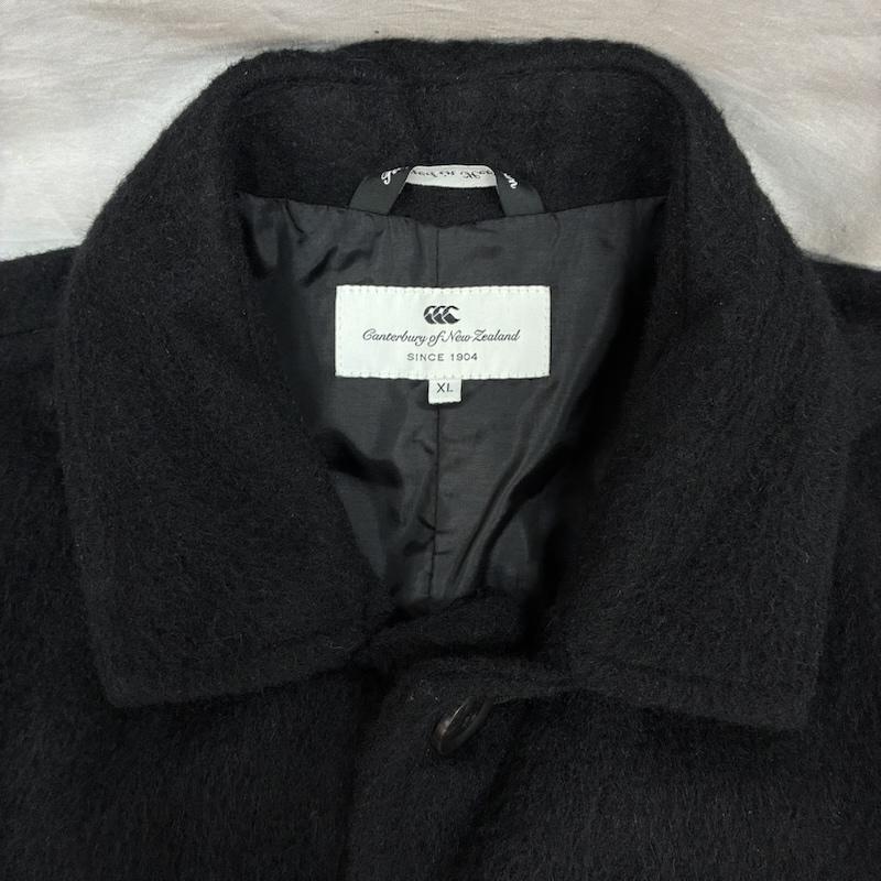 カンタベリー CANTERBURY コート コート一般 アルパカ 混 ウール シャギー ステンカラー コート XL メンズ USED 古着 中古 50169807