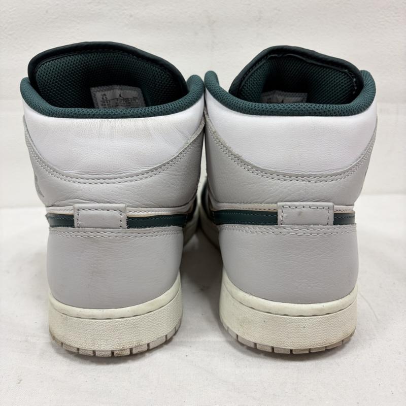 ナイキ NIKE スニーカー スニーカー AIR JORDAN 1 MID SE エアジョーダン FQ7720-103 ハイカット スニーカー 27.5cm ロゴ、文字 白 / ホワイト / white X 緑 / グリーン / green メンズ USED 古着 中古 50169810