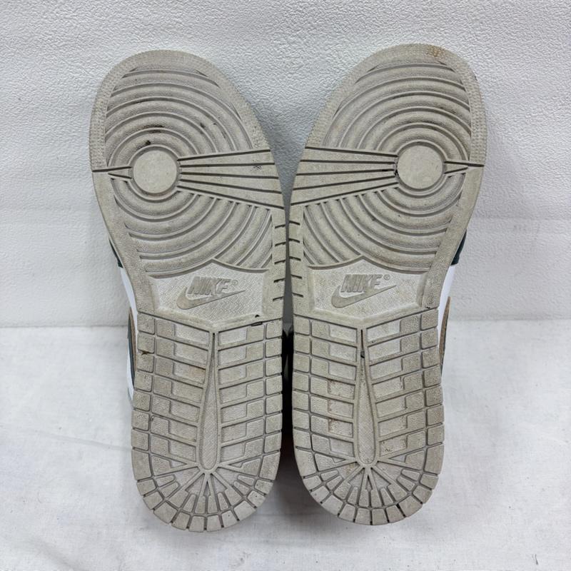 ナイキ NIKE スニーカー スニーカー AIR JORDAN 1 MID SE エアジョーダン FQ7720-103 ハイカット スニーカー 27.5cm ロゴ、文字 白 / ホワイト / white X 緑 / グリーン / green メンズ USED 古着 中古 50169810