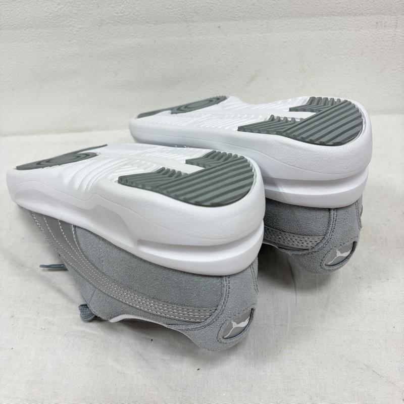 プーマ PUMA スニーカー スニーカー GV SPECIAL スペシャル LWT スウェード 厚底 ローカット スニーカー 25.5cm ワンポイント X ロゴ、文字 灰 / グレー / gray X 銀 / シルバー / silver color レディース USED 古着 中古 50169813